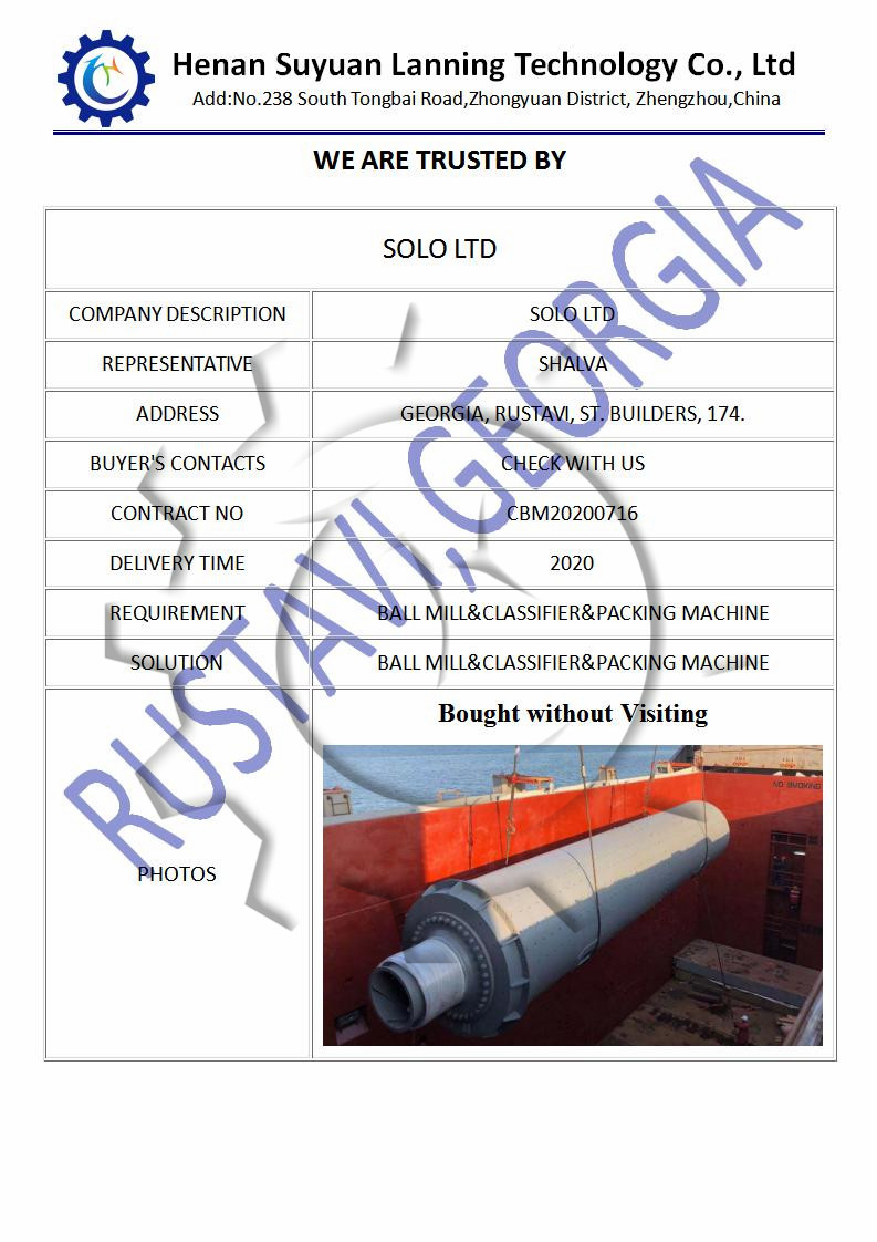 BALL MILL FOR MINERAL GRINDING