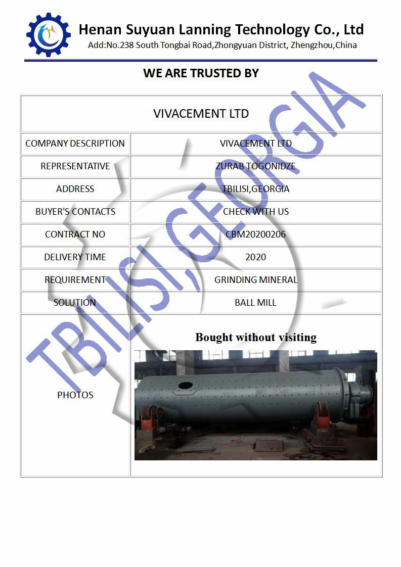 BALL MILL FOR MINERAL